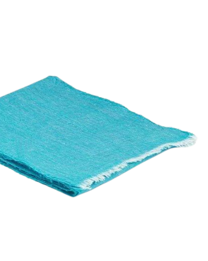 Irish Linen Scarf Peacock