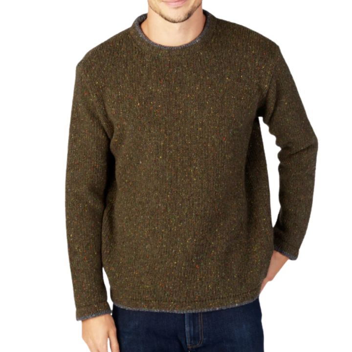 Roundneck Sweater in Loden Green