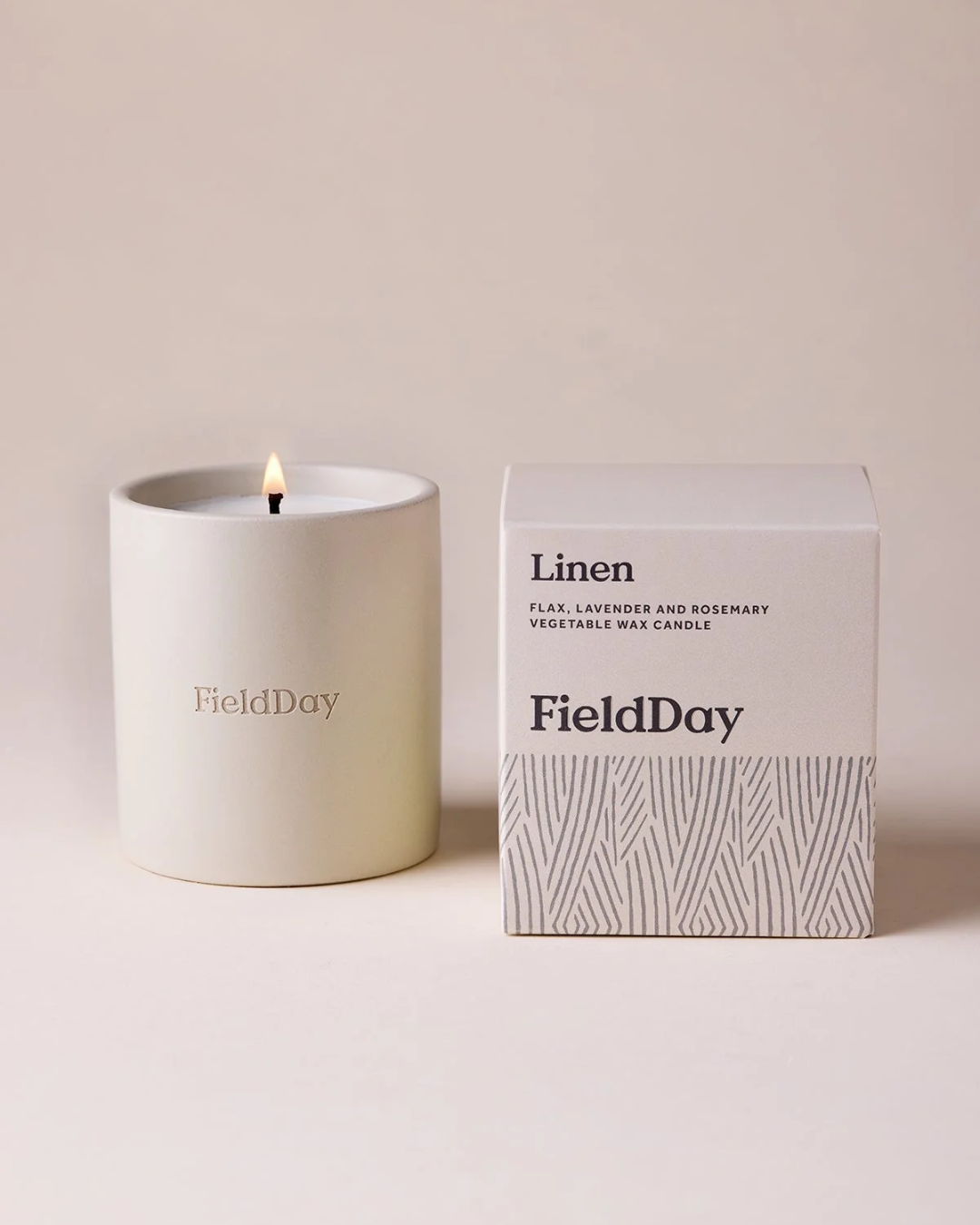 Classic Linen Candle