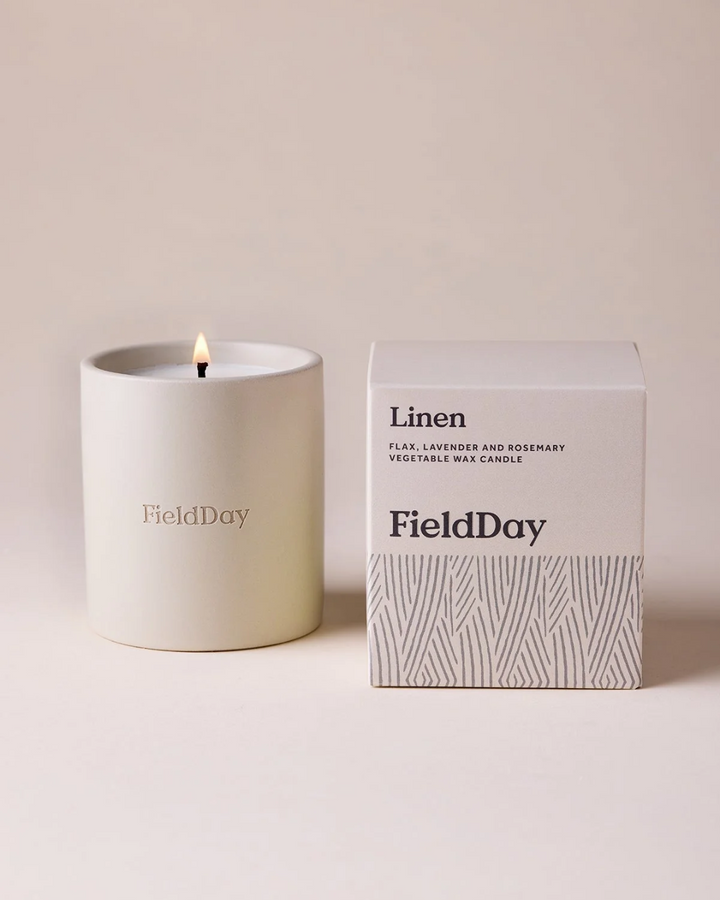 Classic Linen Candle