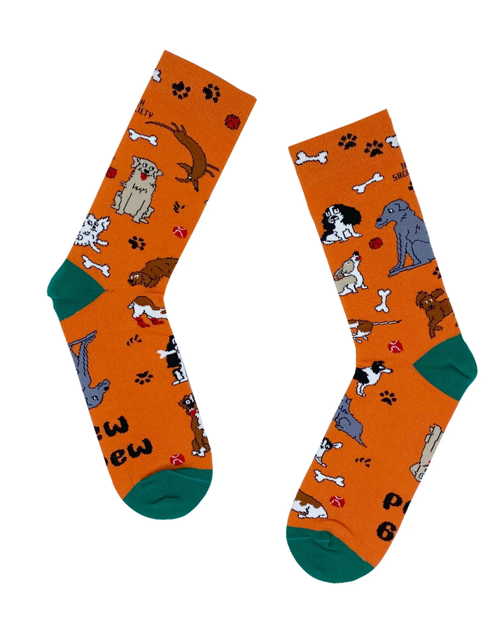 Dog Mad Socks in Orange8