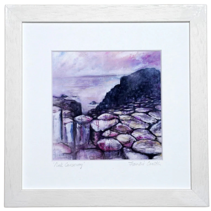Pink Causeway Framed Print