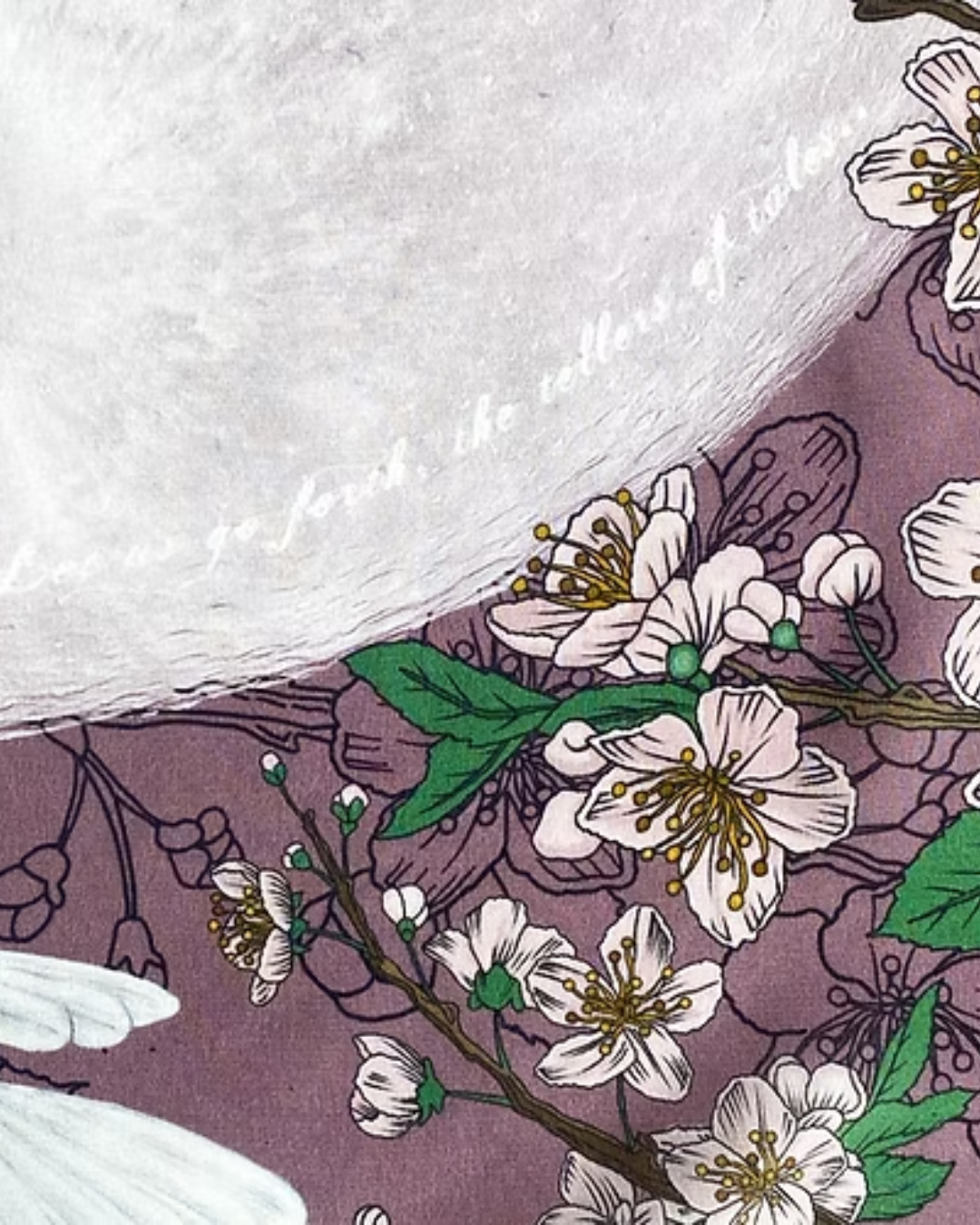 Silk Scarf in Messenger Print, Large
