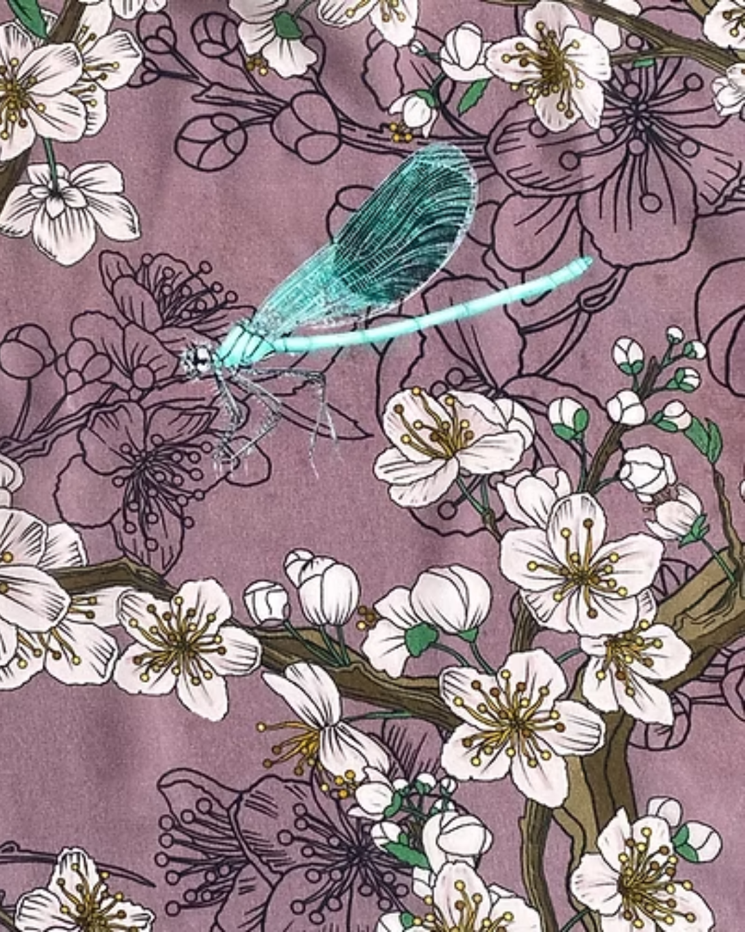 Silk Scarf in Messenger Print, Large