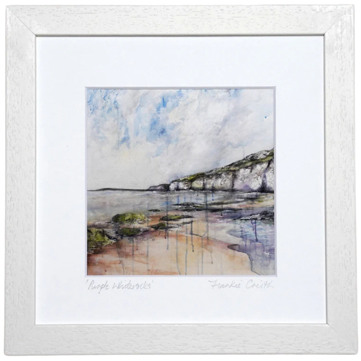 Purple Whiterocks Framed Print