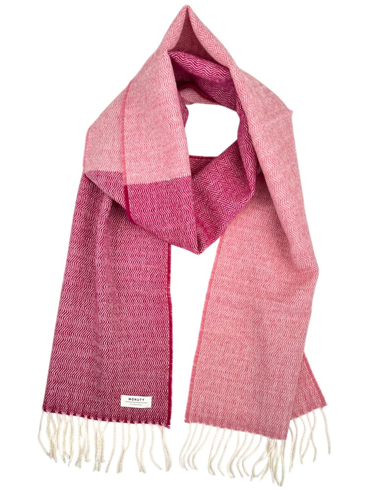 Merino Lambswool Scarf in Glam Wave