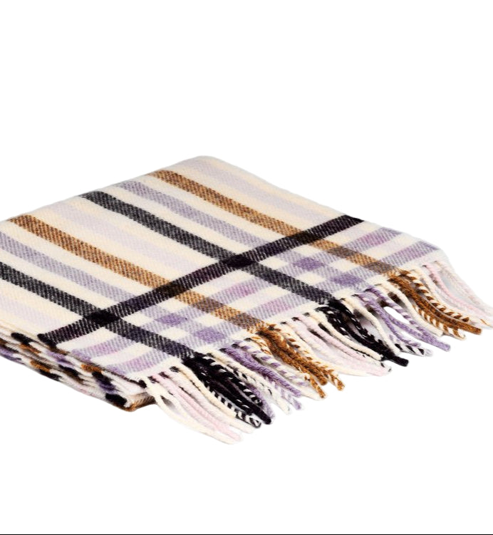 Merino Lambswool Scarf Milk & Honey