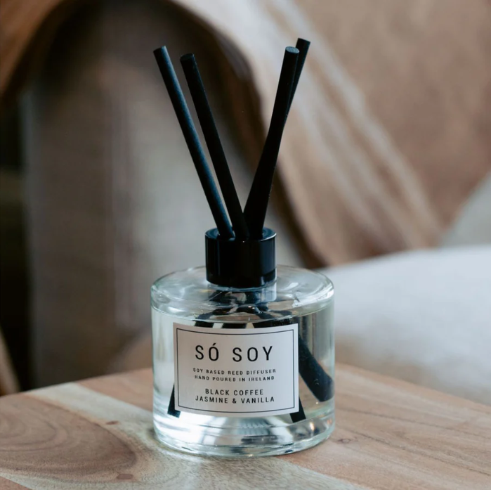 Black Coffee, Jasmine & Vanilla Reed Diffuser