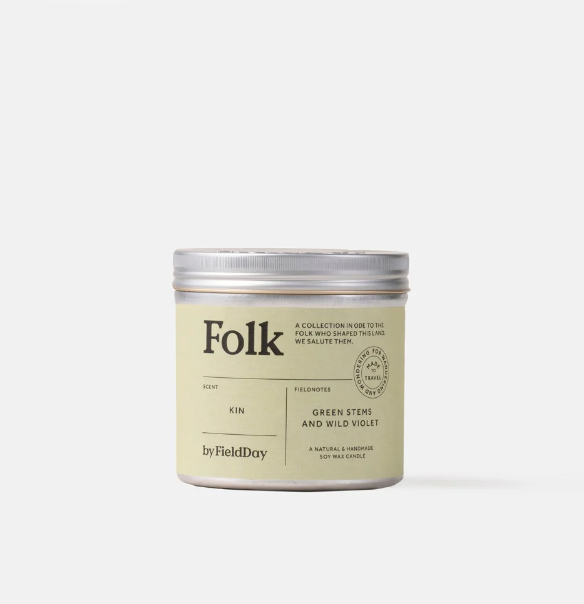 Folk Tin Candle - Kin