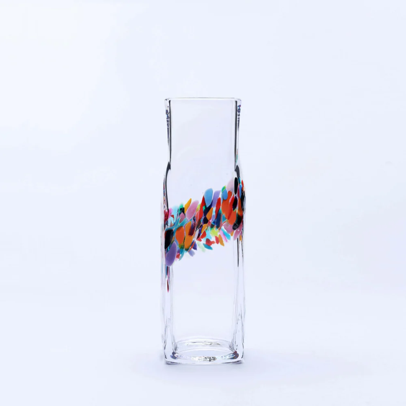 Festival Glass Square Vase - Medium