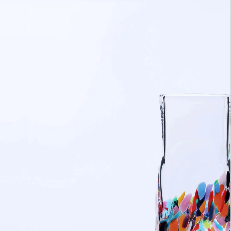 Festival Glass Square Vase - Medium