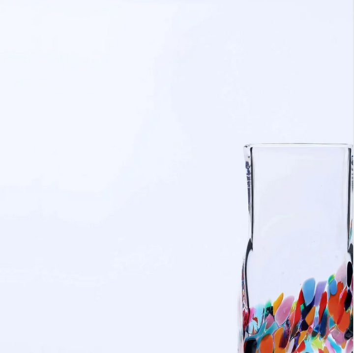 Festival Glass Square Vase - Medium