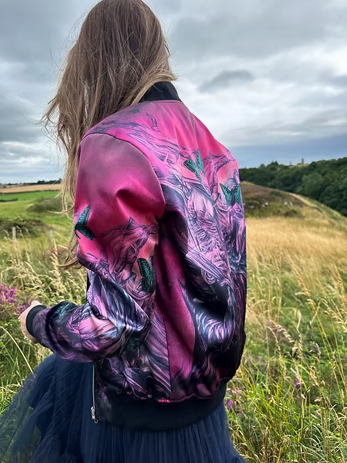 Banshee Dark Rose Bomber