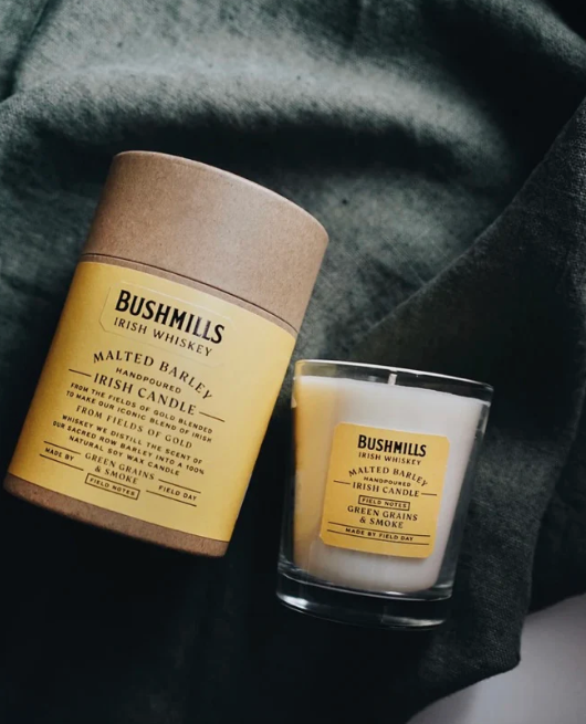 FieldDay X Bushmills Irish Whiskey Malted Barley Candle