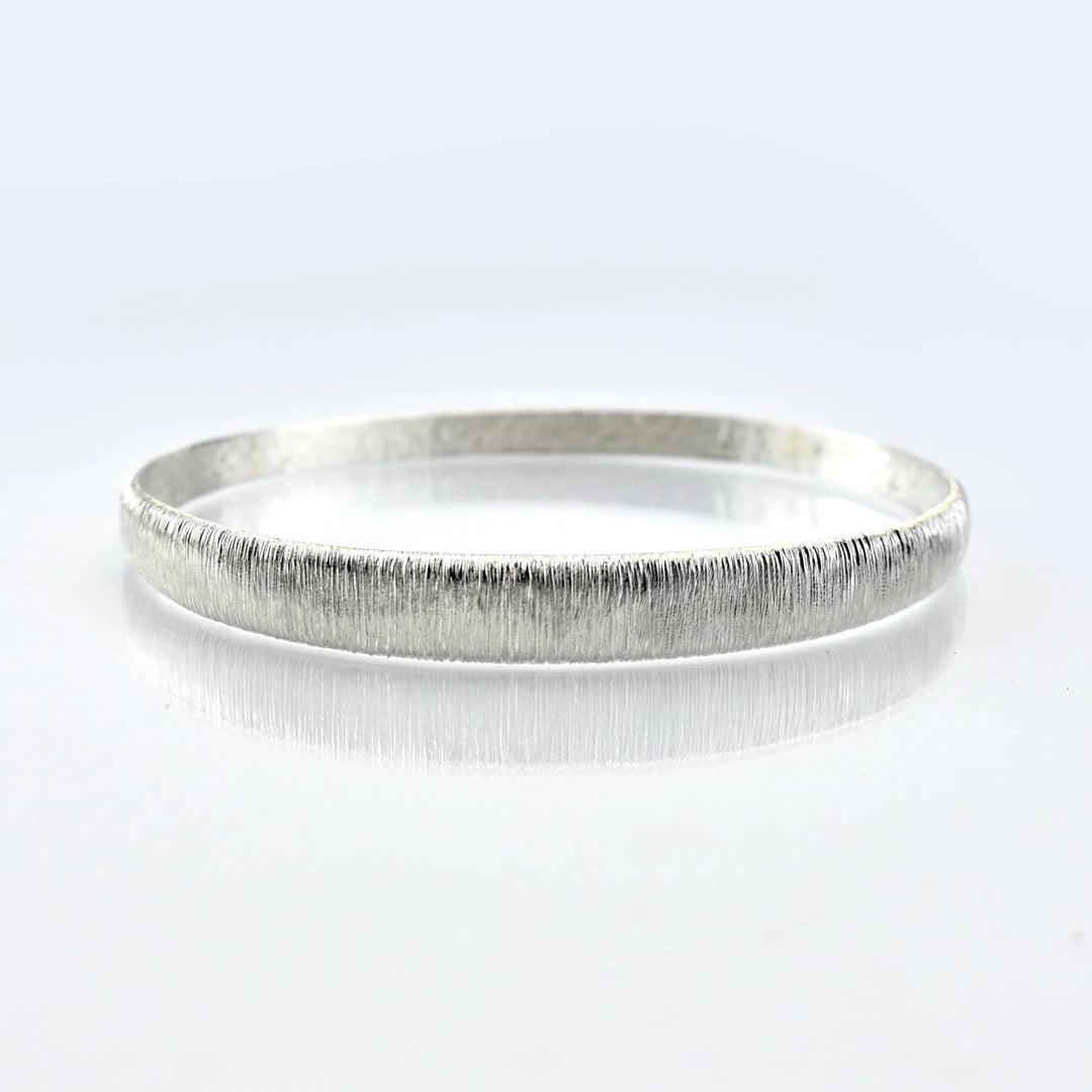 Croi Sliogan Silver Designer Bangle