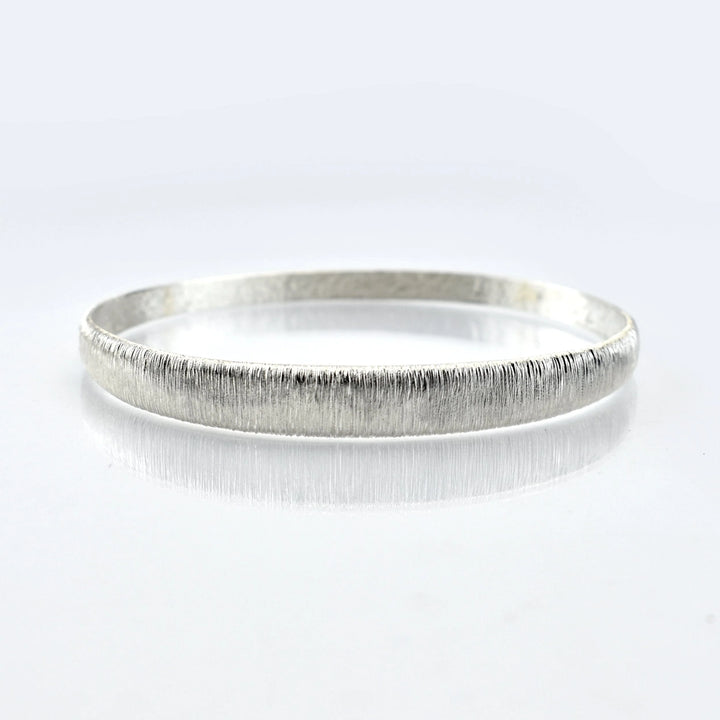 Croi Sliogan Silver Designer Bangle