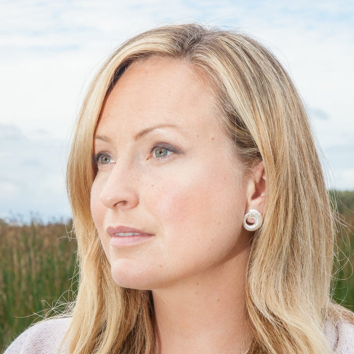 Croi Sliogan Stud Earrings