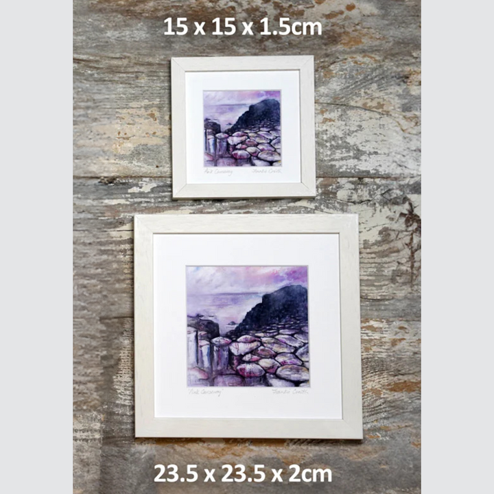 Pink Causeway Framed Print