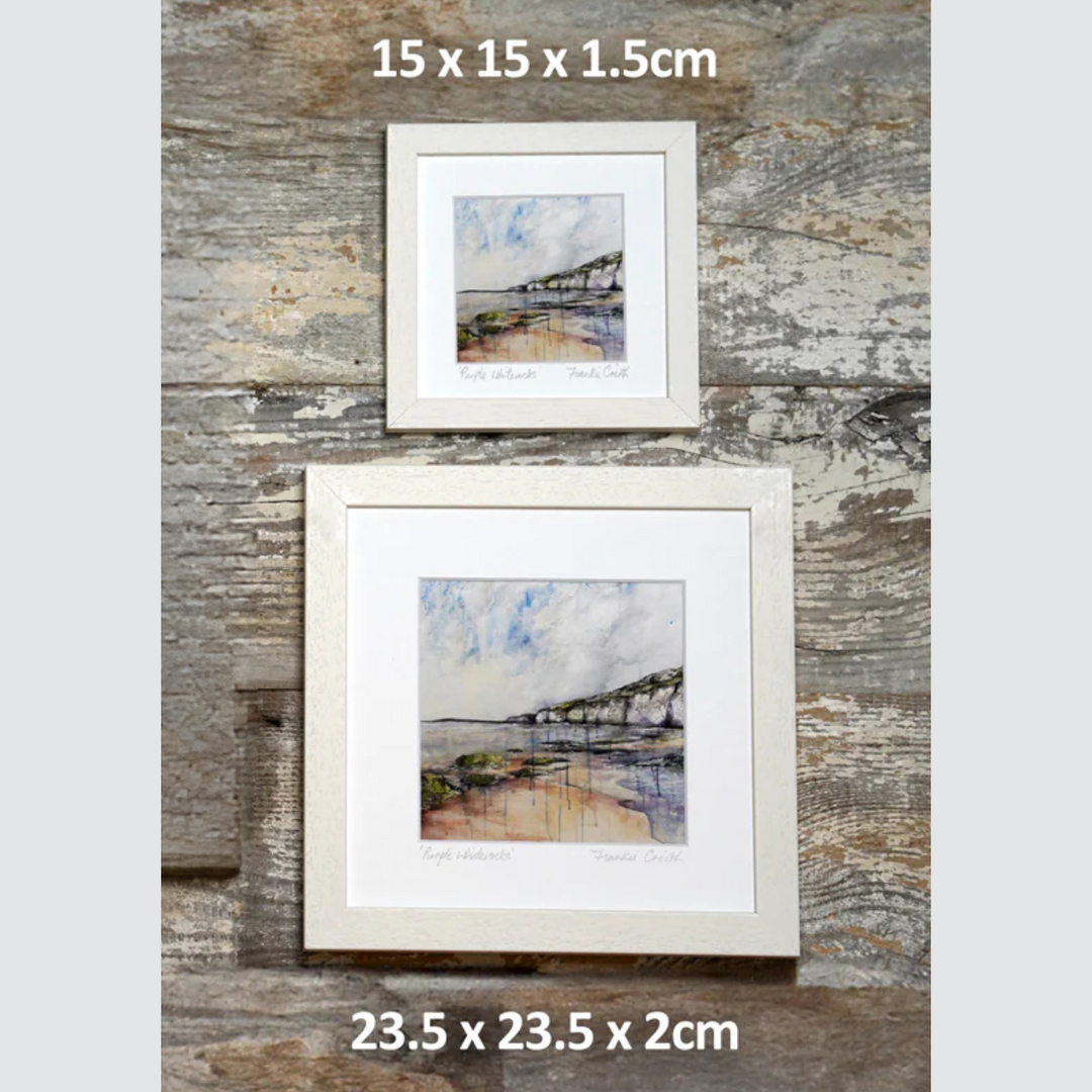 Purple Whiterocks Framed Print