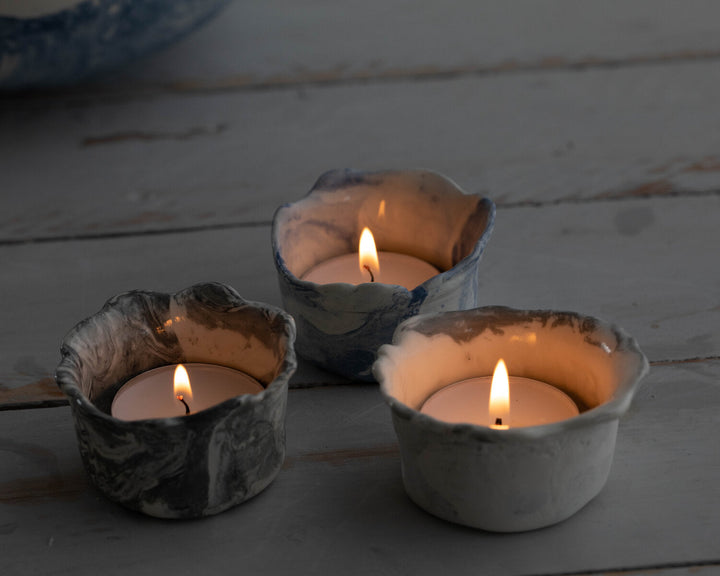 Grey Tea Light