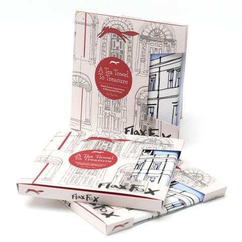 Giant's Causeway Linen Tea Towel