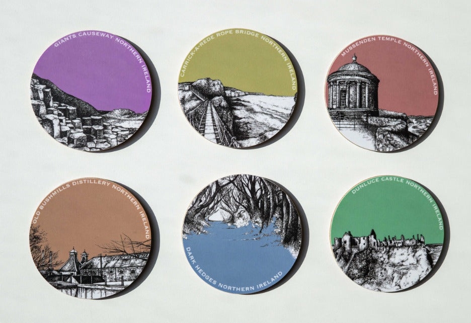 North Coast Pen & Ink Coasters