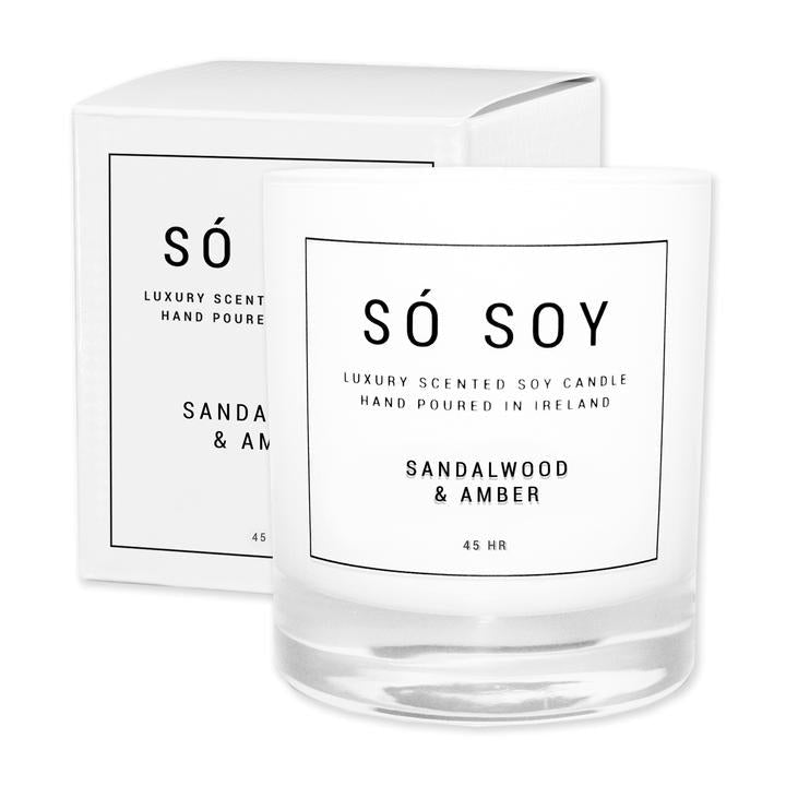 Sandalwood & Amber Candle