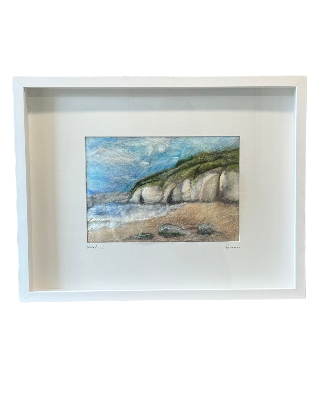 White Rocks, Portrush – Original Felt Artwork