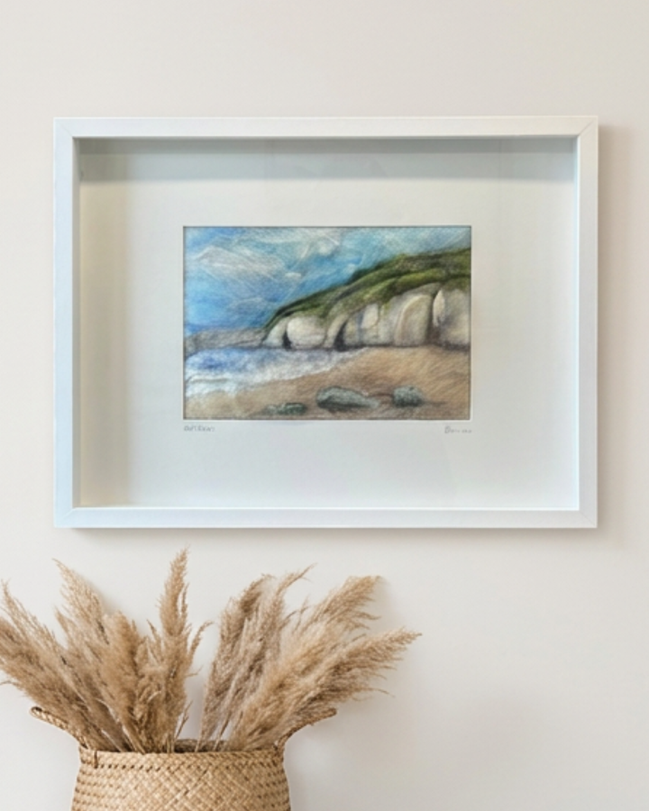 White Rocks, Portrush – Original Felt Artwork
