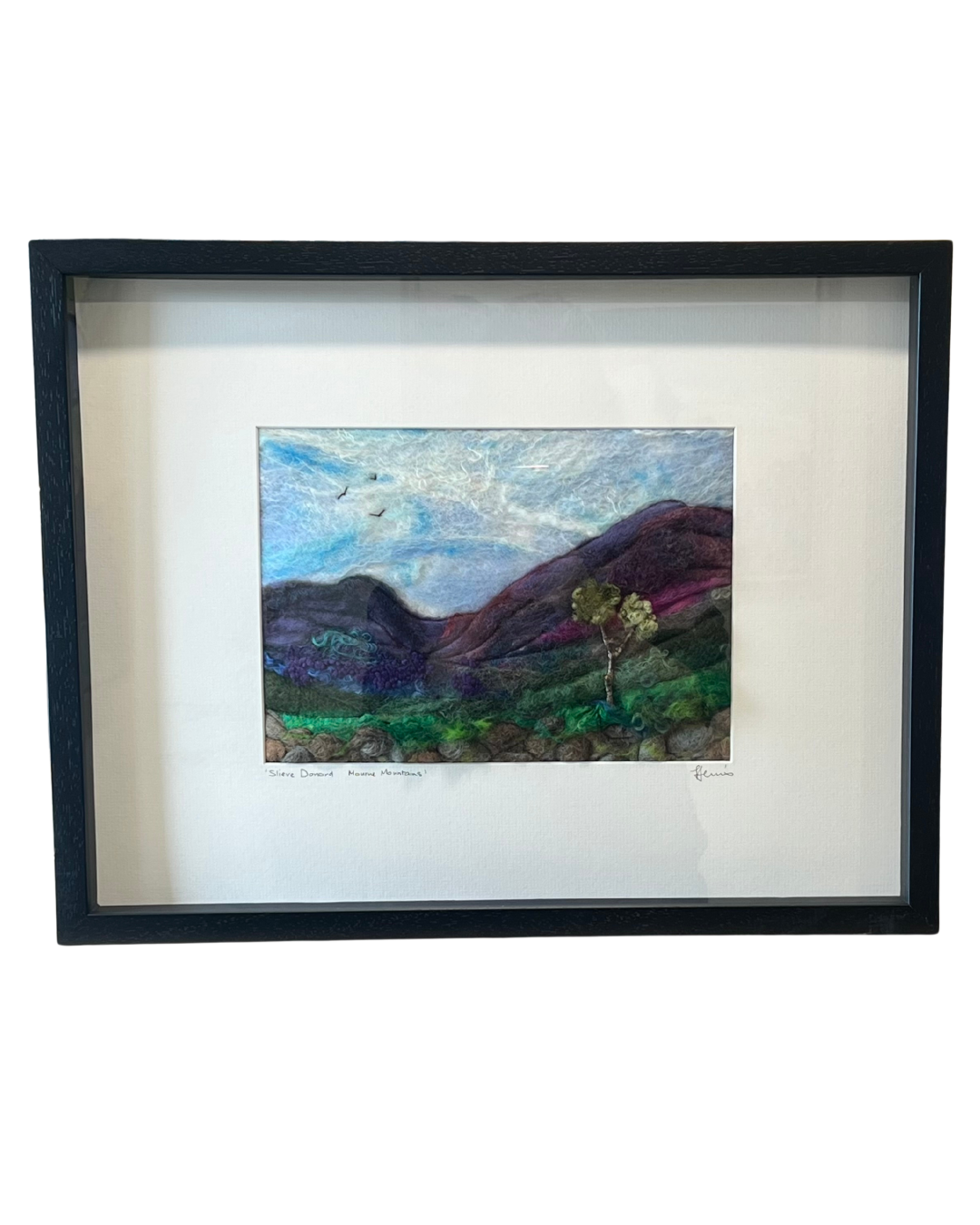 Slieve Donard, Mourne Mountains - Felt Art Original