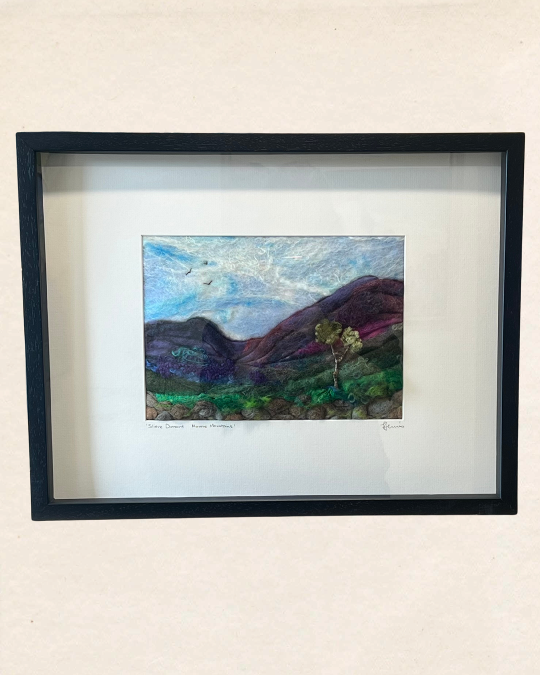 Slieve Donard, Mourne Mountains - Felt Art Original