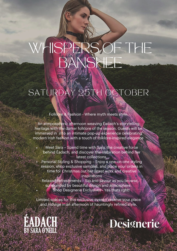 Éadach: Whispers of the Banshee – An Afternoon with Sara O’Neill - VIP
