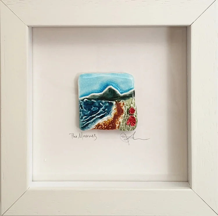 Ceramic The Mournes in Mini Frame