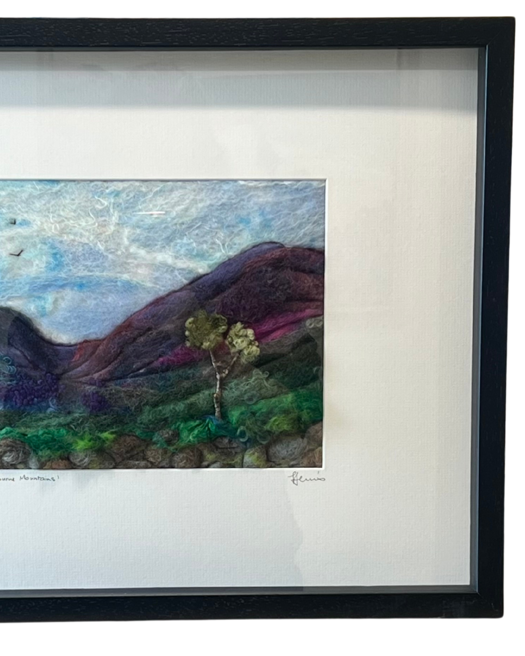 Slieve Donard, Mourne Mountains - Felt Art Original