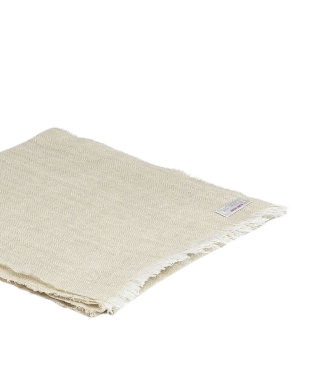 Irish Linen Scarf in Oatmeal