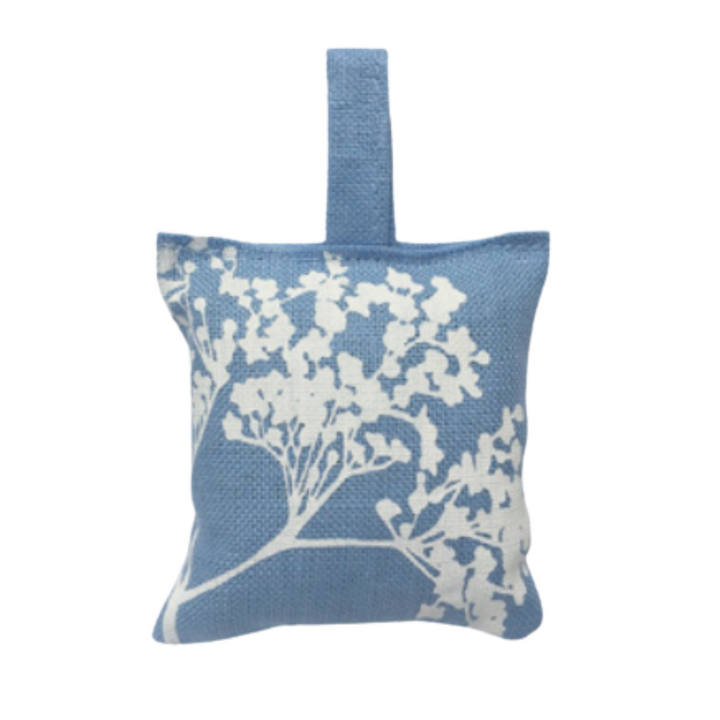 Irish Linen Lavender Sachet in Elderflower