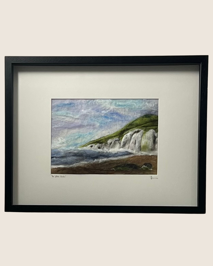 White Rocks Beach, Portrush – Original Felt Artwork