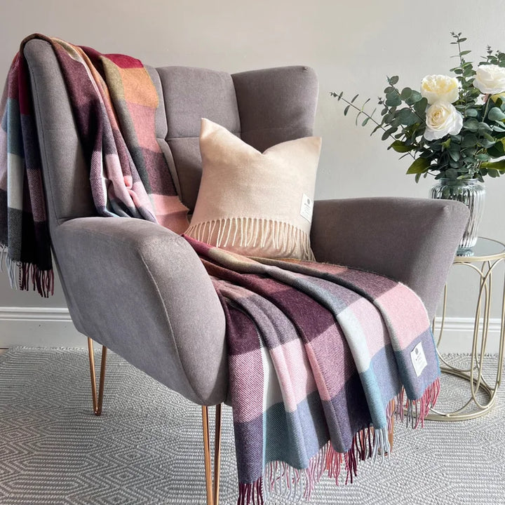 Alpaca Throw In Rose Dust Check
