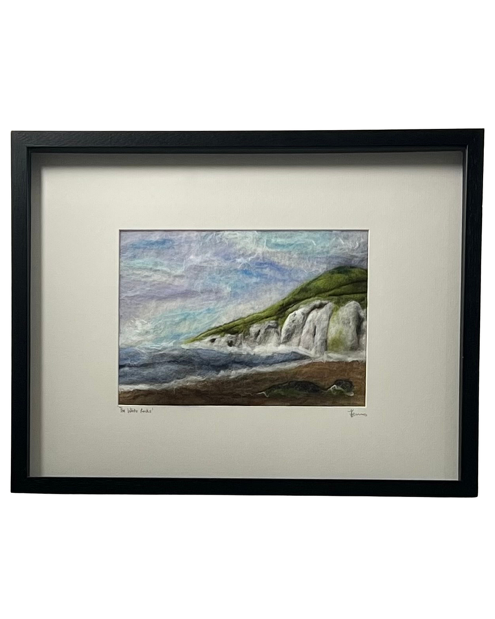 White Rocks Beach, Portrush – Original Felt Artwork