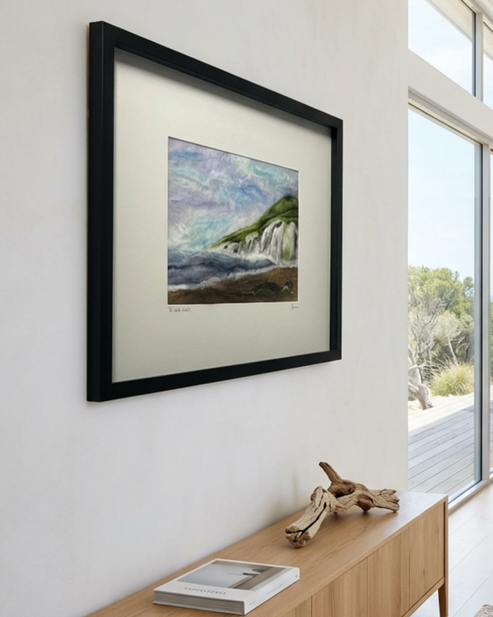 White Rocks Beach, Portrush – Original Felt Artwork