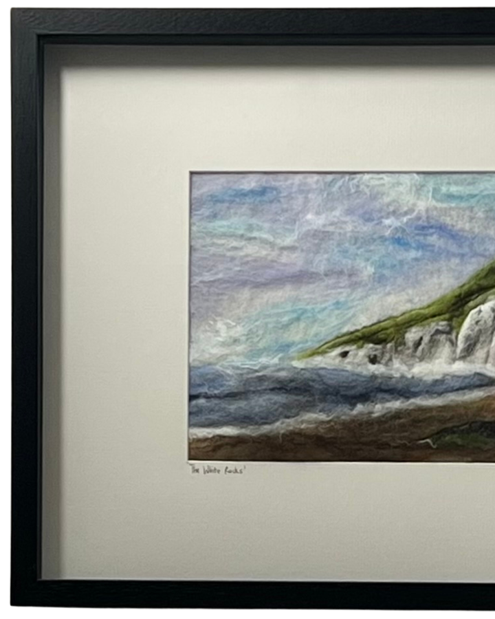 White Rocks Beach, Portrush – Original Felt Artwork