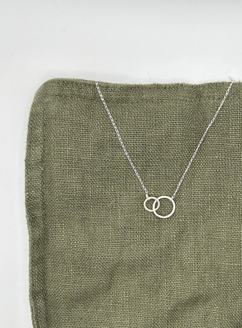 No. 88 You and Me Necklace - Silver