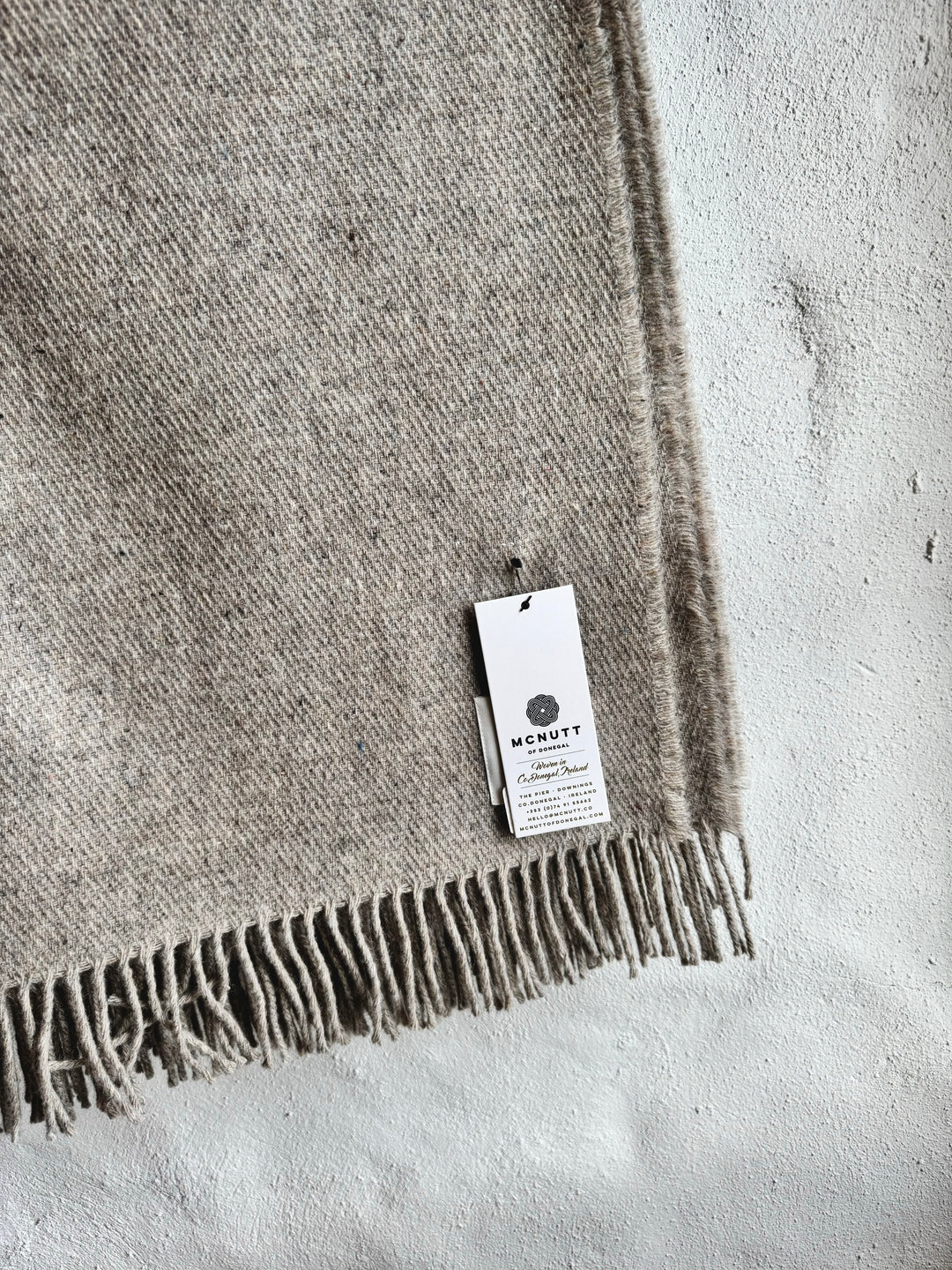 Forever Pebble Merino Throw