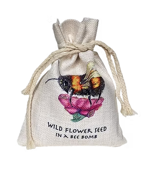 Wild Flower Seed In A Bee Bomb