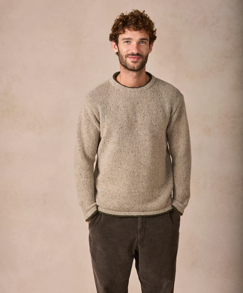 Roundstone Sweater in Fossil