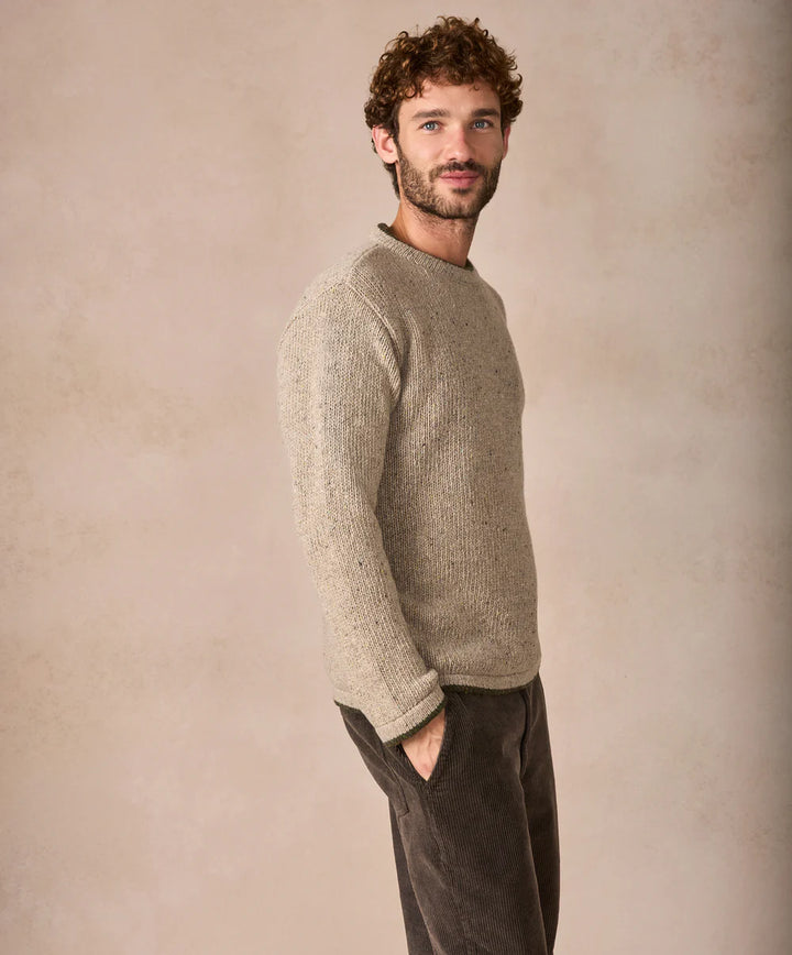 Roundstone Sweater in Fossil