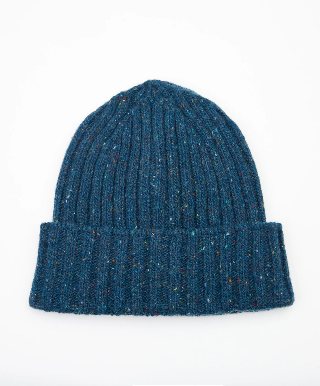 Luxe Ribbed Hat in Ink Marl