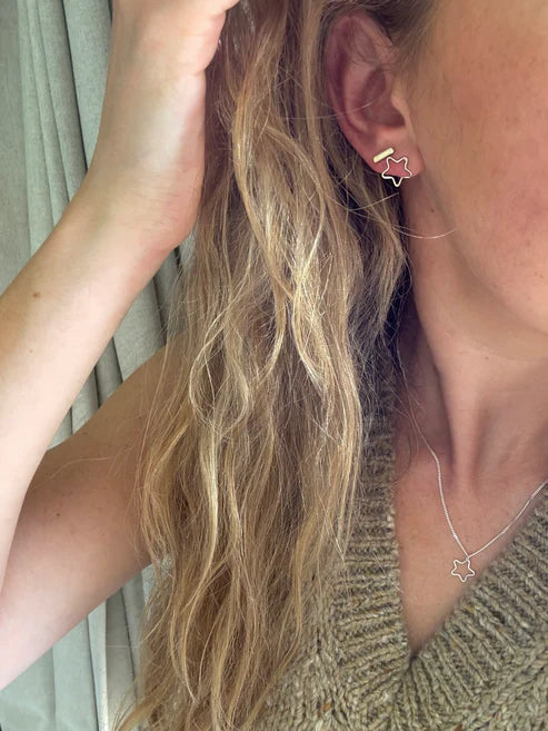 All The Stars Earrings in Silver
