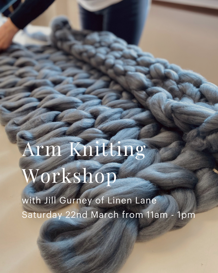 Arm Knitting - Saturday 22nd March with Jill Gurney