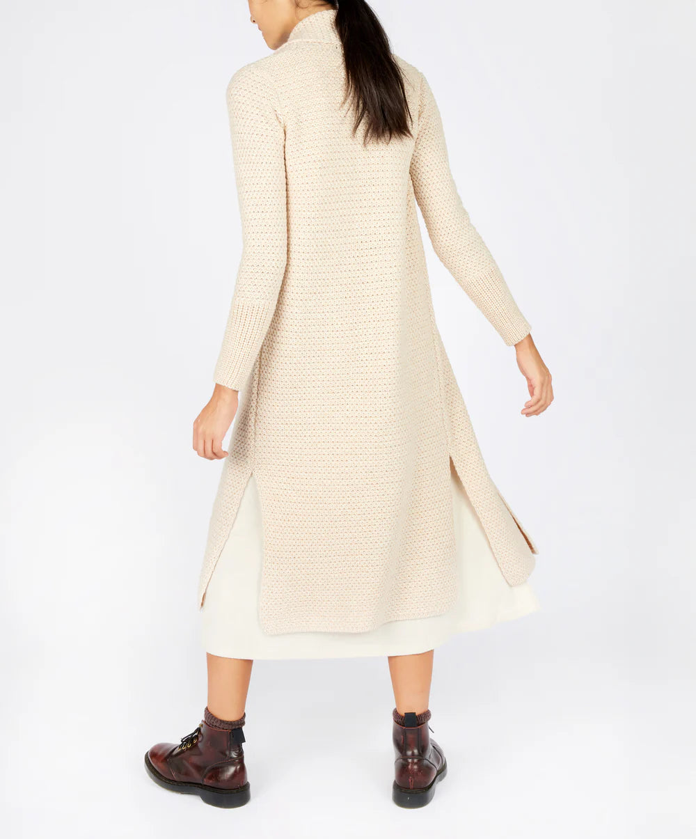 Rathnew Merino Wool Coatigan  in Oatmeal